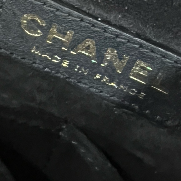 ❌SOLD ❌Chanel Black Leather Box double Zippy Bag - Picture 12 of 15